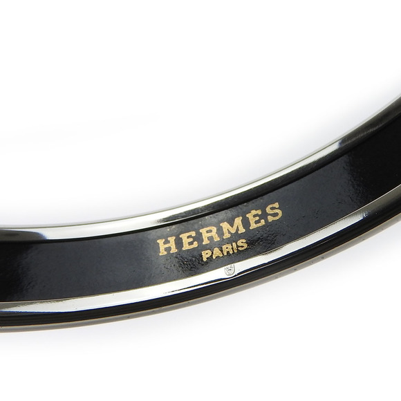 Hermes Hermes Enamel Metal Bangle Multicolor Metal Bangle - Picture 5 of 10